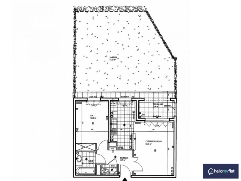 Appartement T2 avec Jardin et stationnement – LA2861 – Boulevard Henry Vasnier